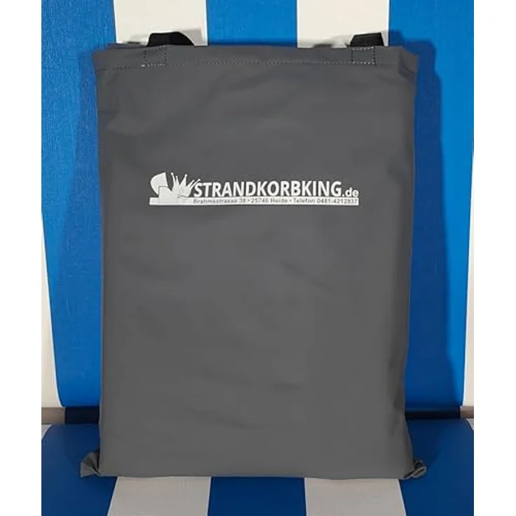 Strandkorb-King Premium Schutzhülle grau für 125-128cm Strandkörbe – Bild 4