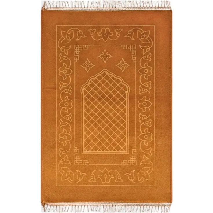Gebetsteppich 120 x 80 cm - ideal als Geschenk Orange Motiv 2