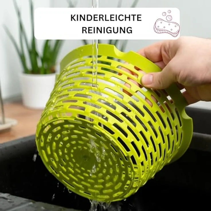 WESTMARK Salatschleuder Salatschleuder »Spinderella«, 4,4 l, rutschfest + Schüttelbecher »Mix- – Bild 7