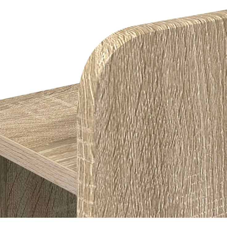vidaXL Bettgestell mit Stauraum und Kopfteil Sonoma-Eiche 80 x 200 cm 3434002 – Bild 7