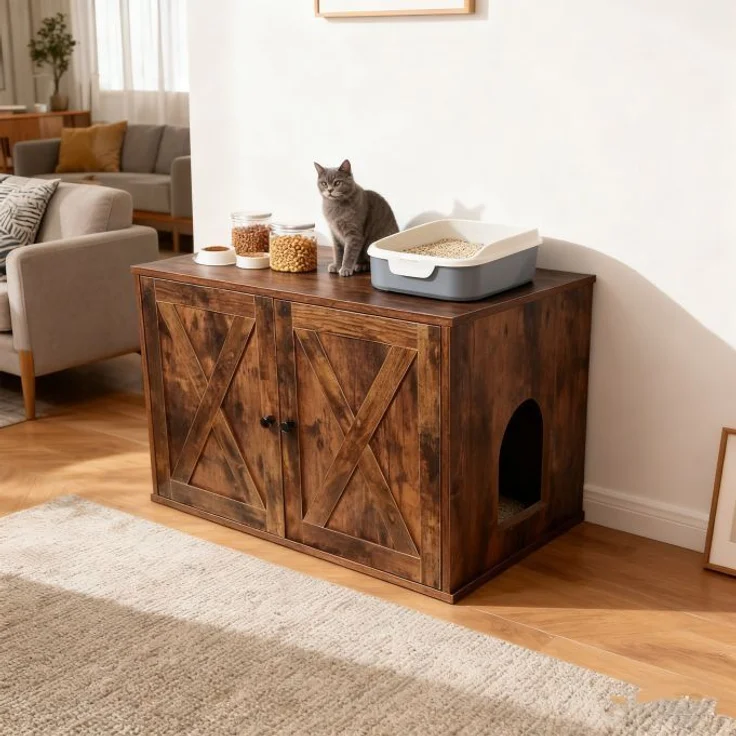 Katzenschrank für Katzenklo 10052599_8208 – Bild 2