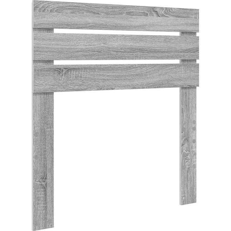 vidaXL Bettrahmen Graues Sonoma 90x200 cm Ingenieurs Holz 3411538 – Bild 6