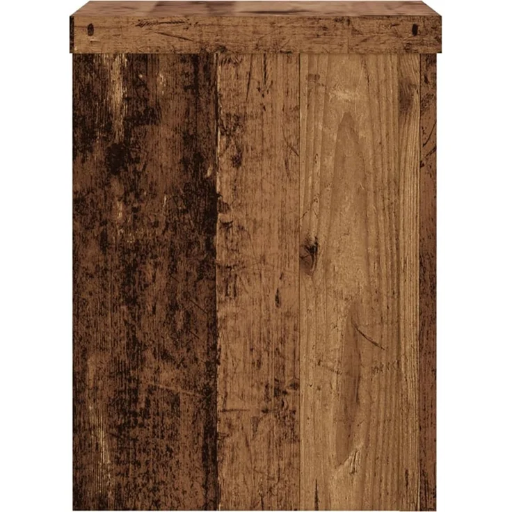 vidaXL Pflanzenständer 2 Stk. Altholz-Optik 15x15x20 cm Holzwerkstoff 852895 – Bild 4