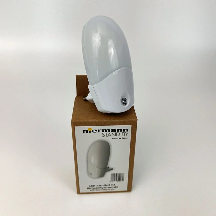 niermann LED Nachtlicht Stecker-Nachtlicht 3in1 mit Dämmerungsensor, Set aus 2 Stück, LED fest integriert, Kinderzimmer, Kinderlampe – Bild 5