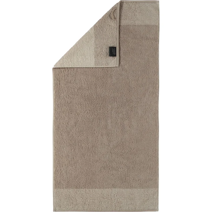 CAWÖ Handtuch, 3er Pack - Luxury Home, C Two-Tone, Walkfrottier Sand 50x100cm – Bild 2