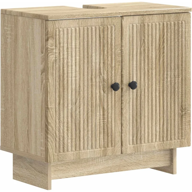 vidaXL 3-teiliges Badezimmer-Schranksystem EDE 3 stk. Sonoma-Eiche 3417983 – Bild 4