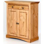 Clever-Moebel Kommode 2 trg Kommode aus Kiefernholz Schrank Sideboard