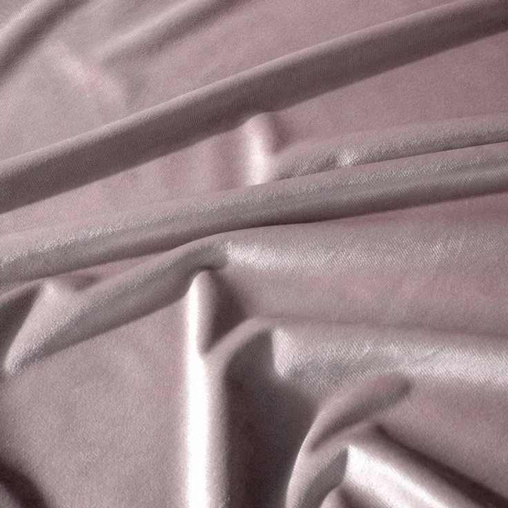 Samtvorhang Velours Vorhänge zum Wohnzimmer Prachtvoll Elegant rosa 140x270 cm Kräuselband – Bild 4