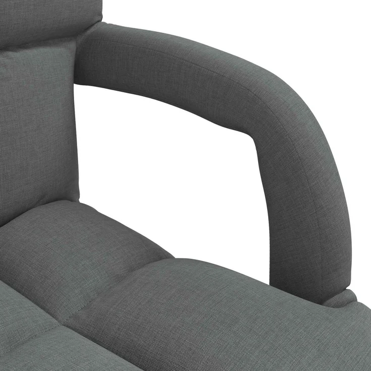 vidaXL Verstellbarer Fußsessel Dunkelgrau 58 x 62 x 58 cm Stoff 42028126 – Bild 7