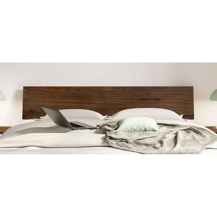 Hasena Massivholzbett Forti Trento Nussbaum geölt 180x210 cm, Komforthöhe 25 cm – Trento – Bild 3