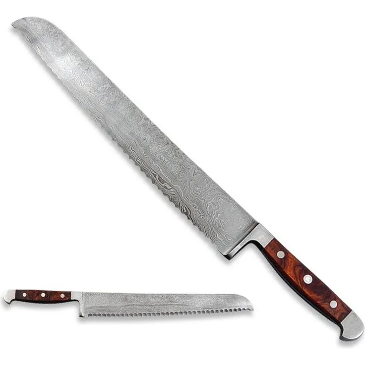 Güde Balbach Brotmesser Franz Güde 32 cm 300 Lagen Damast