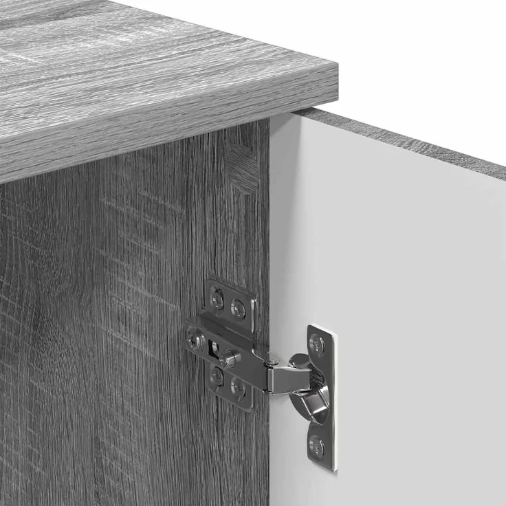 vidaXL Badezimmerschrank Wandmontiert Graues Sonoma 30 x 31,5 x 61 cm 883350 – Bild 10