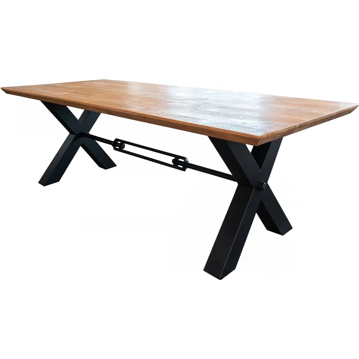 KAWOLA Esstisch PALO Akazie massiv Schweizer Kante 220x100cm – Bild 3