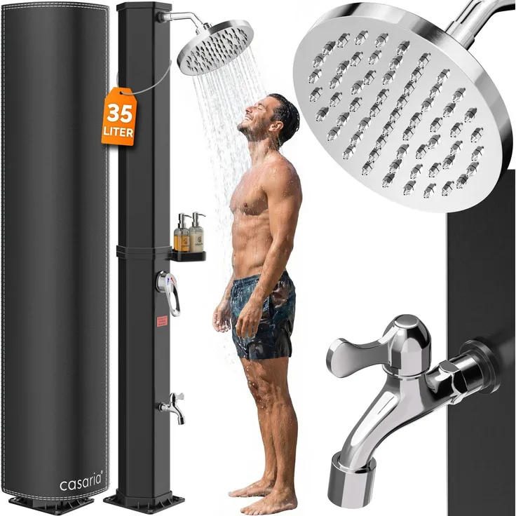 CASARIA® Solardusche 35 Liter UV-beständig