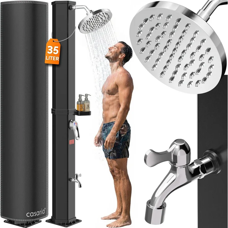 CASARIA® Solardusche 35 Liter UV-beständig – Bild 1