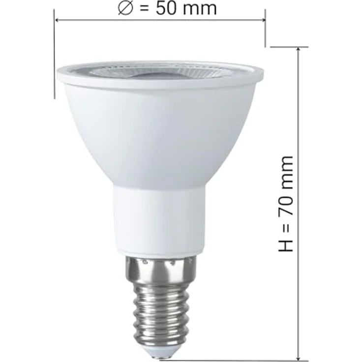 SEBSON LED-Leuchtmittel LED Lampe E14 Energieeffizienz A, warmweiß 2,5W 450lm 230V - 4er Set, E14, 4 St, Warmweiß, Einbaustrahler 230V – Bild 4