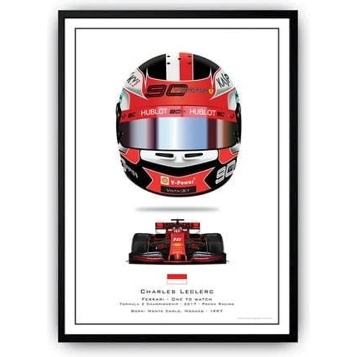Poster Formel 1 Helme Rennfahrer Gewinner · Deko Print ohne Rahmen - J / 50x70 cm – Bild 9