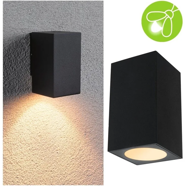 Paulmann 94710 LED Außenwandleuchte Flame eckig anthrazit einfacher Lichtaustritt