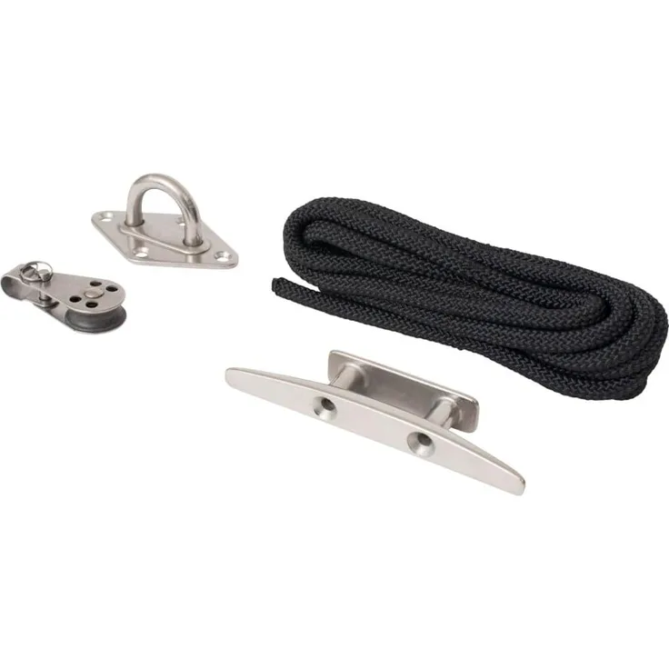 Seilzug-Set für Sonnensegel-Sonnentücher, Edelstahl