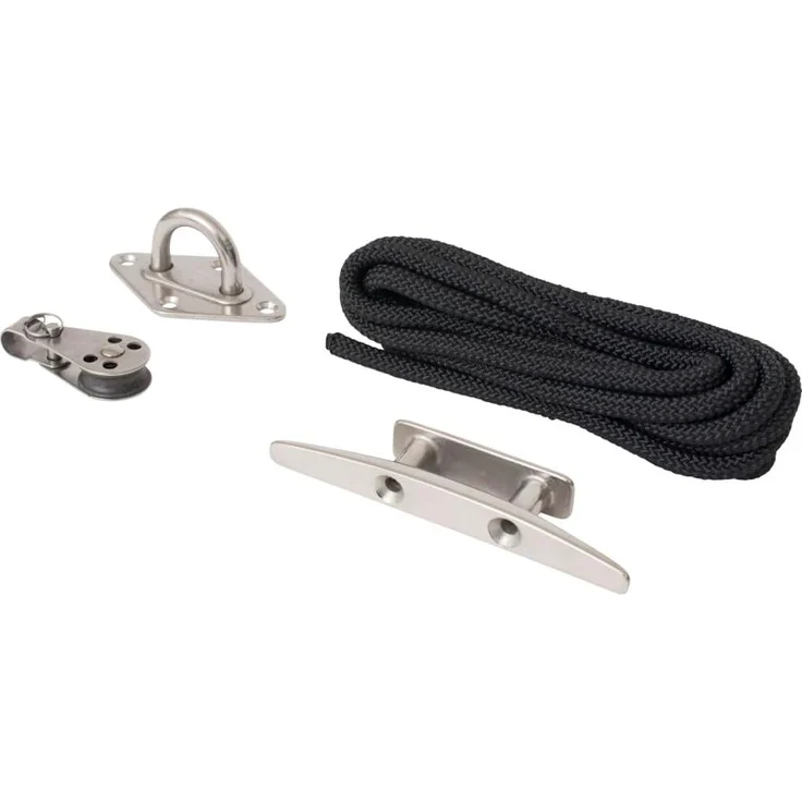 Seilzug-Set für Sonnensegel-Sonnentücher, Edelstahl – Bild 1