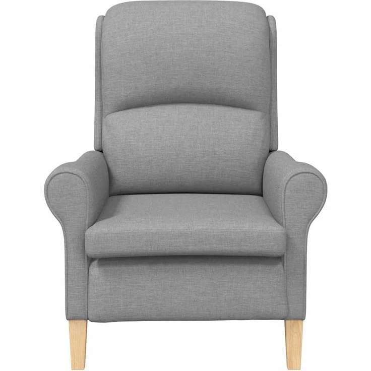 vidaXL Sessel Hellgrau 76 x 94 x 102 cm Stoff 42009840 – Bild 3