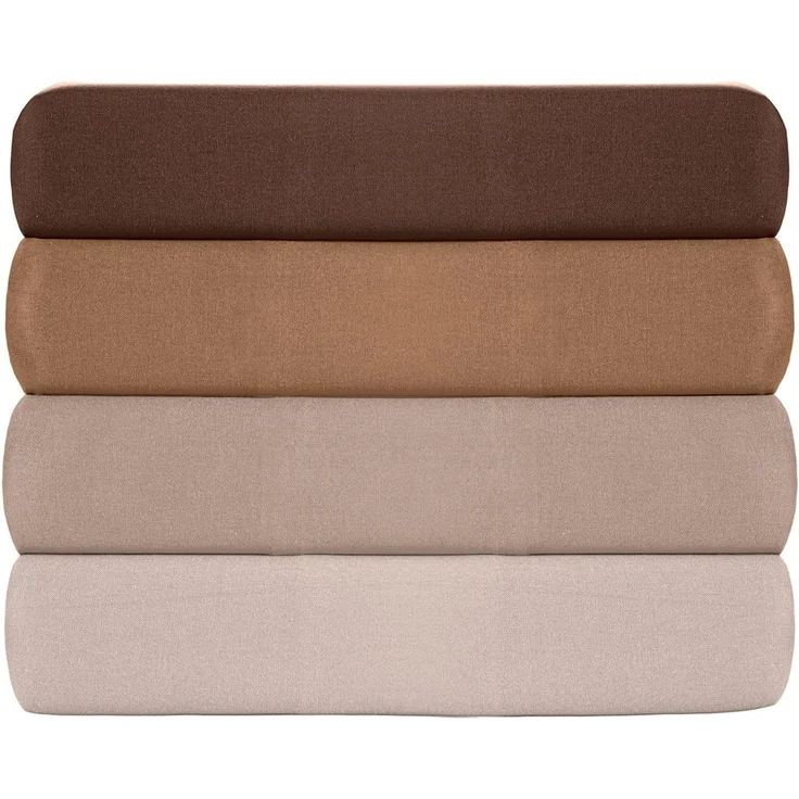 L'essentiel Maison 'Tonne Brune - Youthe' Ranforce King Spannbettlaken (FR) (IT) (ES) (DE), Beige, 200+30 x 160 cm – Bild 4