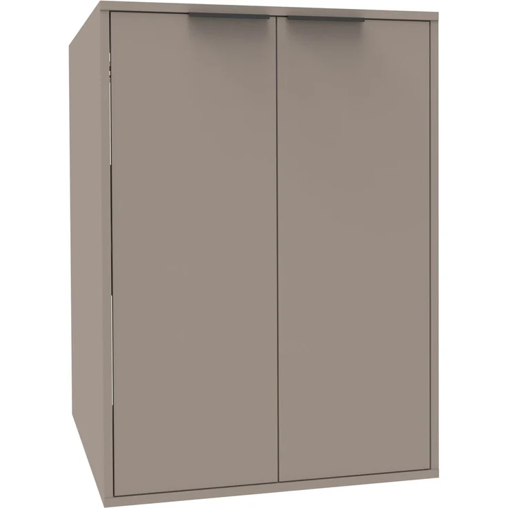 FACKELMANN Waschmaschinen Aufsatzschrank 65 cm breit, Grau – Bild 1