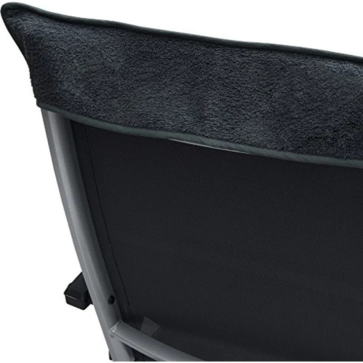 Beautissu Handtuch Marbella für Sonnenliege Anthrazit, 200 x 70 x 0.5 cm – Bild 4