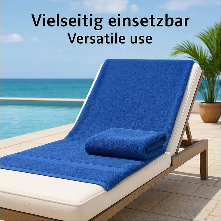 Betz Saunatuch 2 Stück Saunatücher Palermo 80x200 cm Badetuch Strandtuch, 100% Baumwolle (Set, 2-St)