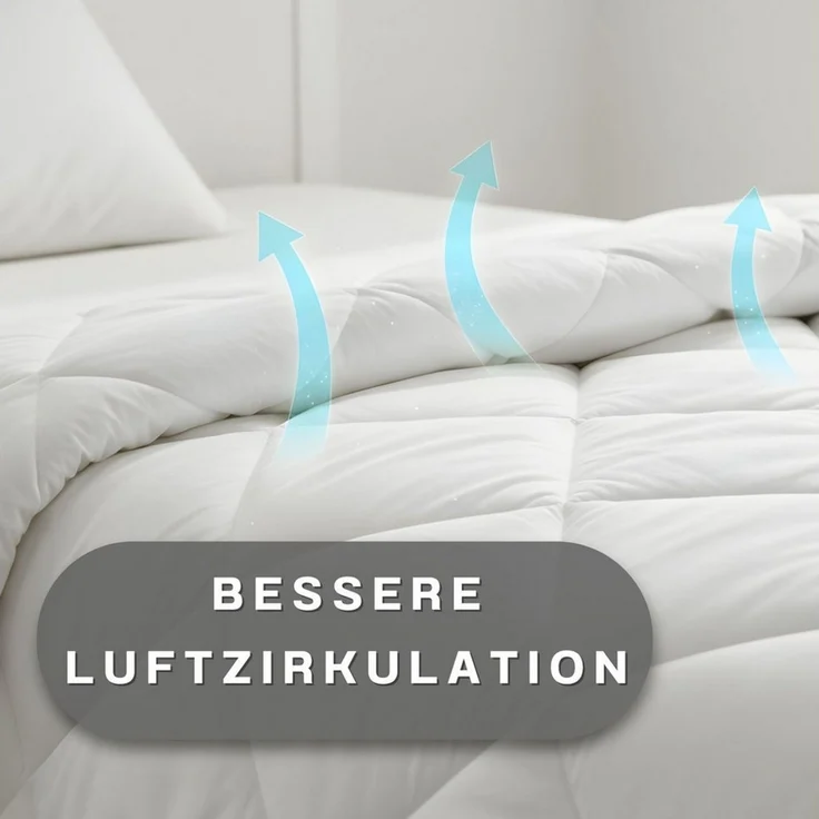 Amazinggirl Microfaserbettdecke Bettdecke - Duvet Bett Decke Steppdecke Schlafdecke Steppbettdecke, 135x200 cm, 140x200 cm, 155x200 cm, 200x200 cm, 200x220 cm, 220x240 cm – Bild 3