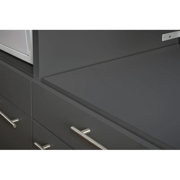 Geräteschrank Laundry / Laundreezy, Holzwerkstoff, Anthrazit, 68 x 162 x 68 cm – Bild 6