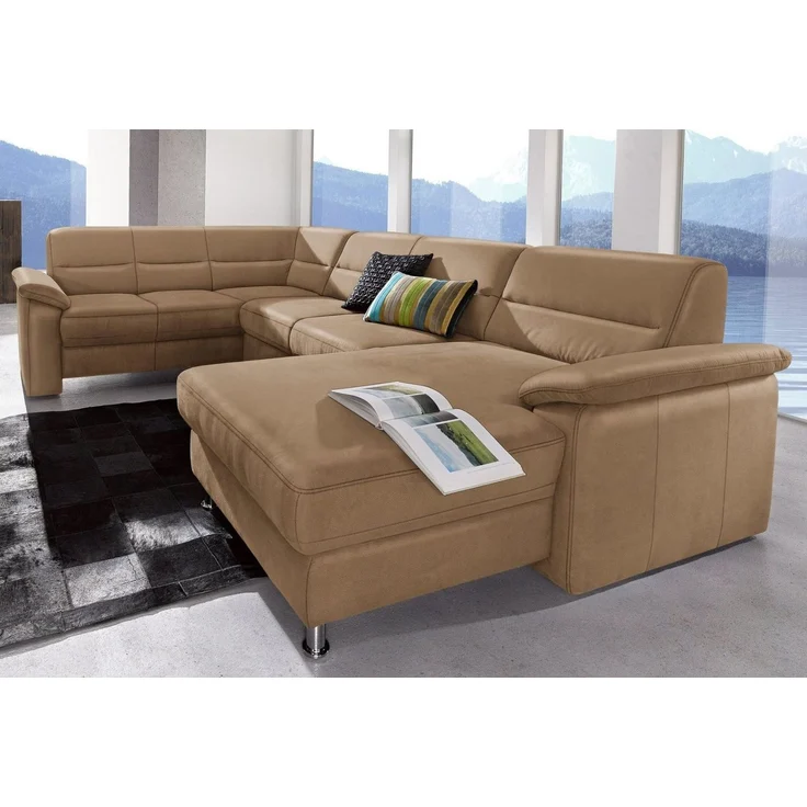 sit&more Wohnlandschaft Ascara U-Form, inklusive Boxspring/Federkern-Polsterung, wahlweise mit Bettfunktion – Bild 5