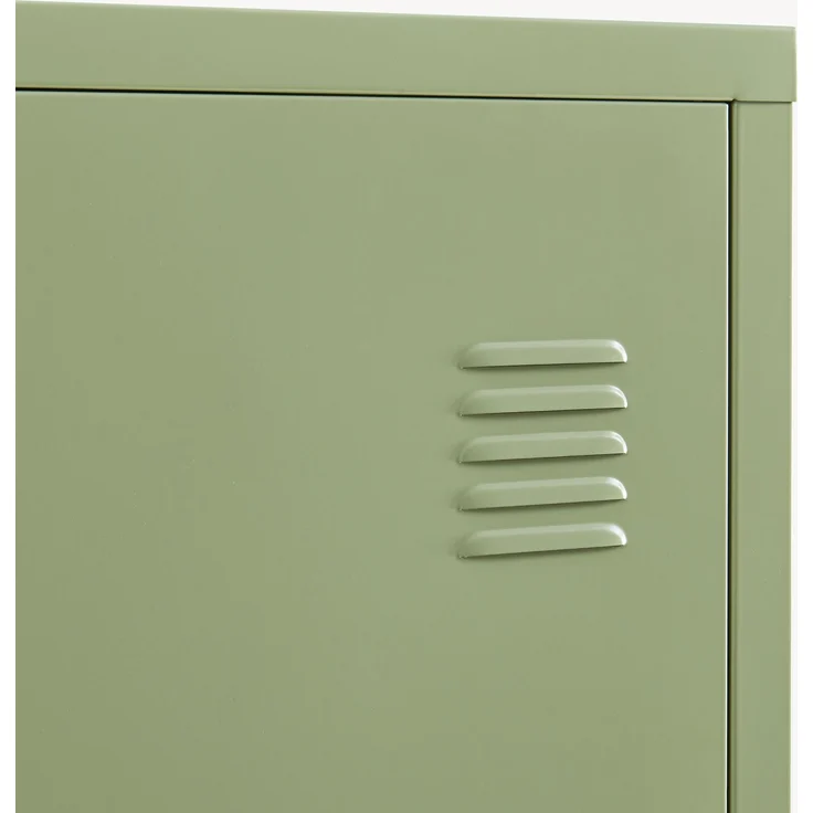 Einzelspind Kurikka 137x38x38 cm Olivgrün [en. casa] – Bild 6