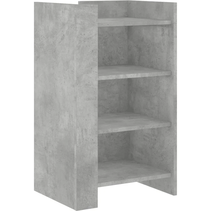 vidaXL Sideboard Betongrau 45x35x75 cm Holzwerkstoff 848384 – Bild 1