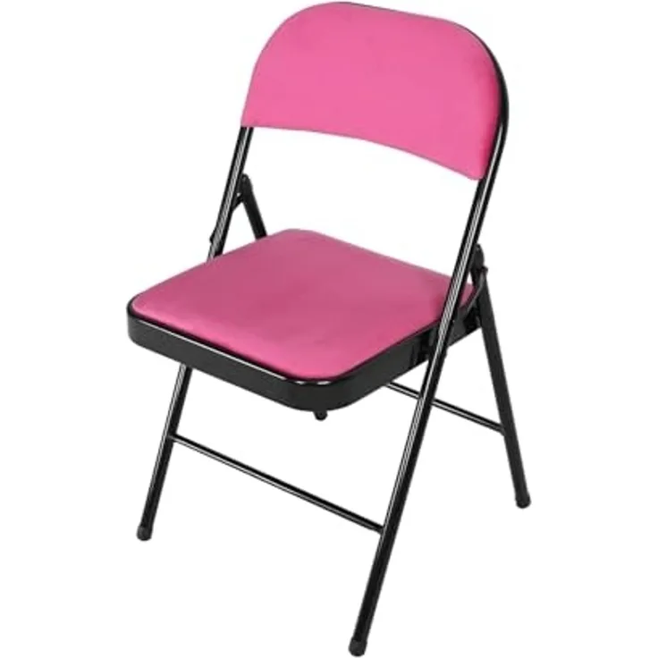 HTI-Living Stuhl Klappstuhl Velvet Gestell Schwarz (Stück, 1 St), Küchenstuhl Campingstuhl Bestuhlung Events