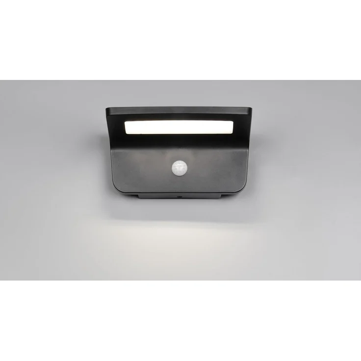 Solar Außenwandleuchte ATICO auch per USB aufladbar mit Bewegungsmelder, B: 20cm – Bild 9