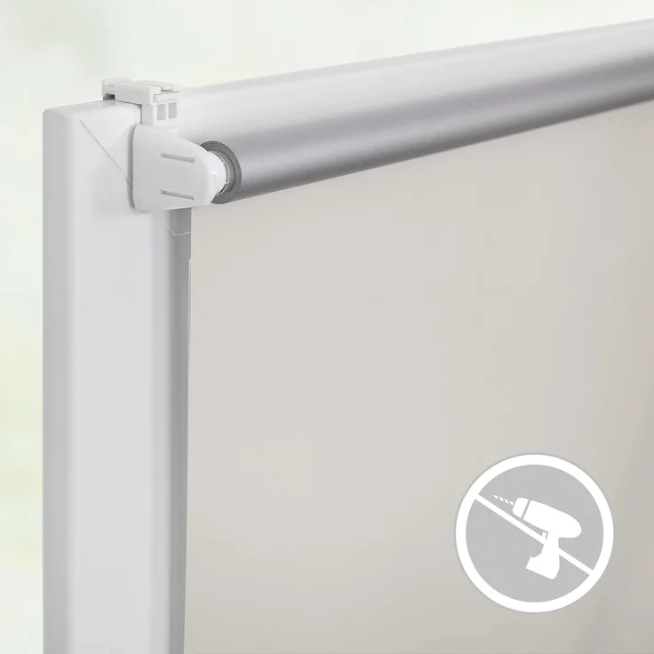Lichtblick Sonnenschutzsysteme GmbH Thermo-Rollo Vancouver 55 cm x 150 cm (BxL) Creme Verdunkelnd & Thermofunktion; Klemm- und schraubbar; Energiesparend – Bild 4