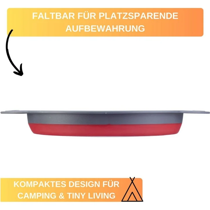 Thiru Seiher faltbar für platzsparende Aufbewahrung - ø innen 18,5 cm, (1-St), bpa-frei – Bild 2