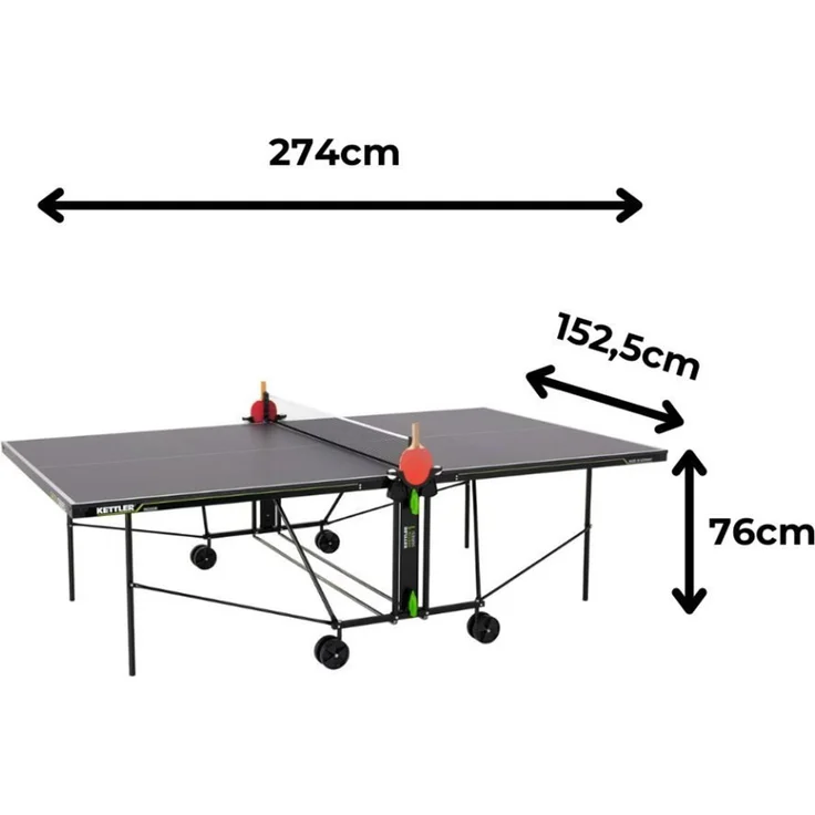 KETTLER 'K1' Tischtennisplatte, Outdoor – Bild 12