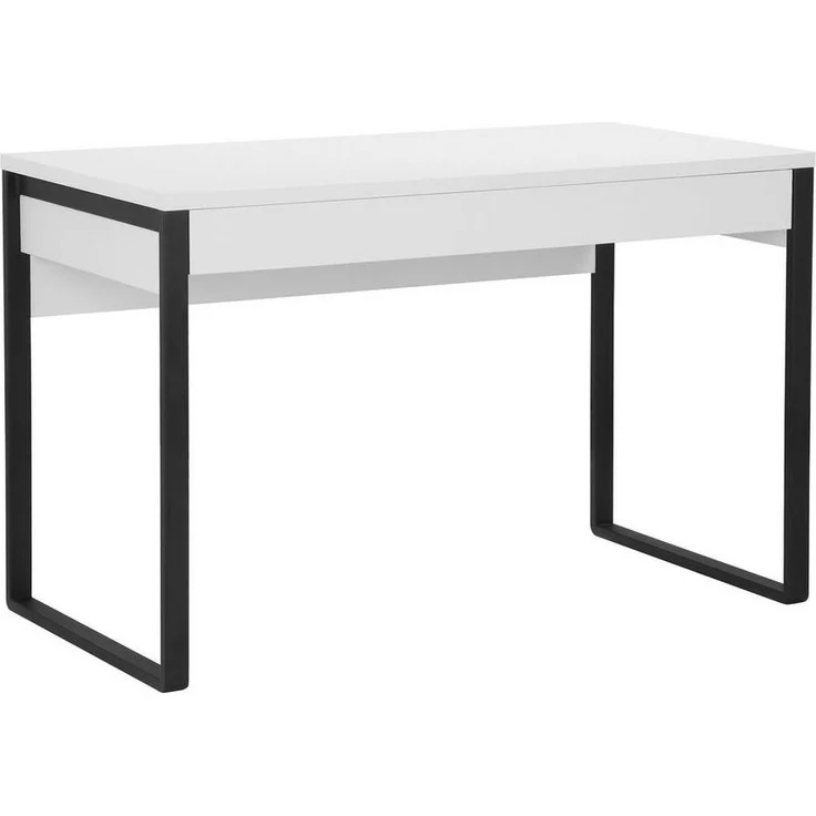 Places of Style Schreibtisch Moid, Computertisch im modernen Design, Breite 120/140/160 cm, mit Metallbeinen & Schublade – Bild 2