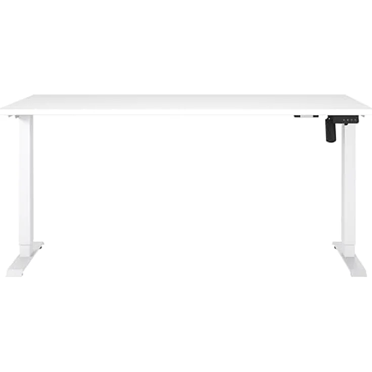 Germania Schreibtisch 8024-84, in Weiß, elektr. höhenverstellbar, 160 x 119 x 80 cm (BxHxT) – Bild 4