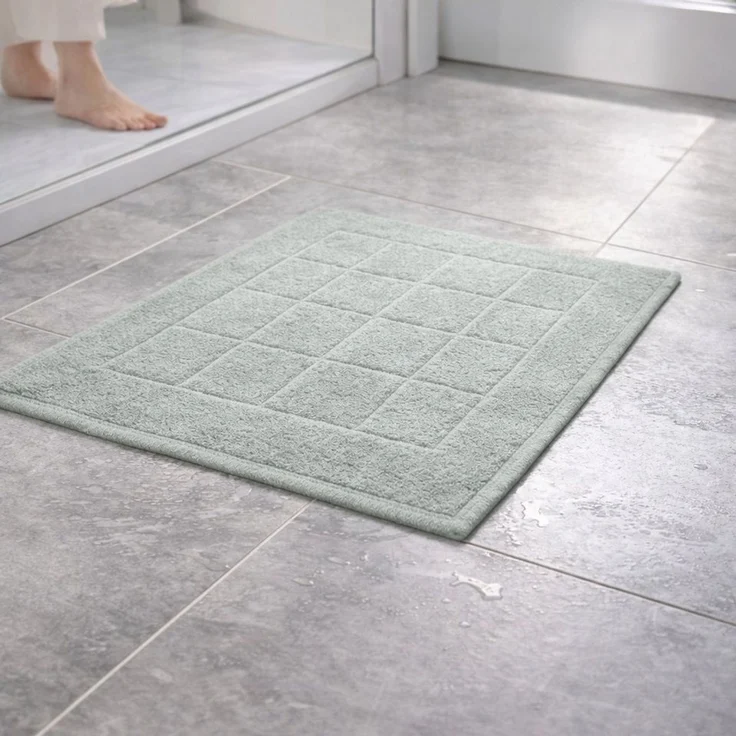 Betz Badematte Badvorleger Berlin Größe 50x70 cm Qualität 650 g/m², beidseitig nutzbar, Baumwolle, maschinenwäsche – Bild 4