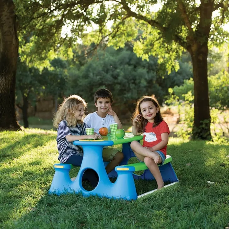 vidaXL Picknickbank für Kinder 89,5x84,5x48 cm Polypropylen 94212