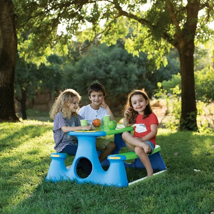 vidaXL Picknickbank für Kinder 89,5x84,5x48 cm Polypropylen 94212 – Bild 1