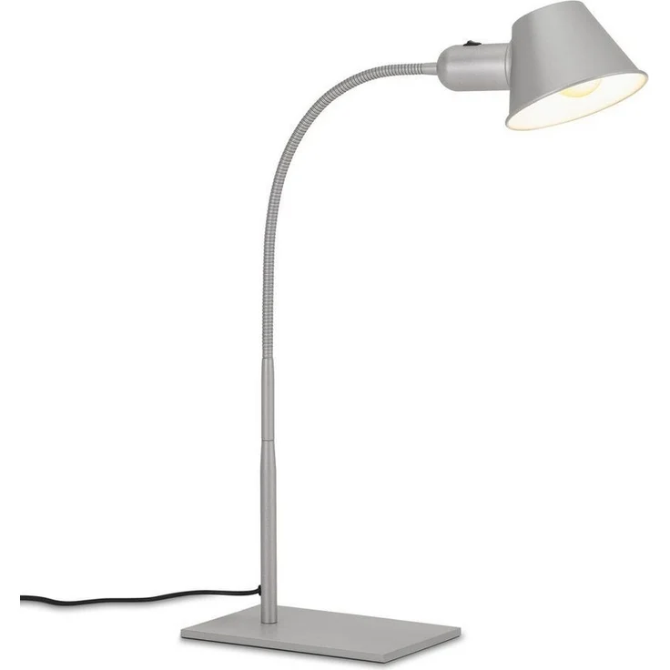 Briloner Leuchten Tischleuchte 7407-014, ohne Leuchtmittel, 2700K - Extra-Warmweiß, Schwenkbar, chrom, E27 Fassung ? max. 10 W, 23 x 15 x 65 cm – Bild 1