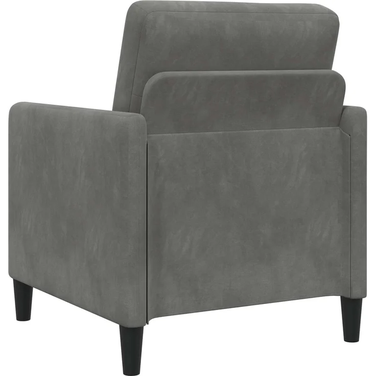 vidaXL Sofa Set mit Stauraum 2 stk. Dunkelgrau Polyester 3429247 – Bild 5