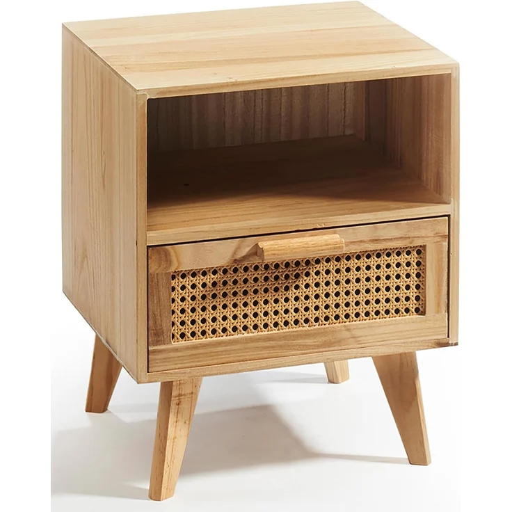 Kobolo Regal Kommode mit Schublade und Ablagefach, 40x35x50cm – Bild 1