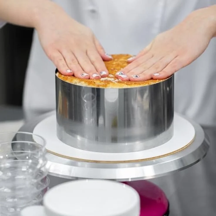 Ruhhy Obstkuchenform Kuchenform Konfektrand, (Spar-Set 3-tlg), Ultrahohe Form (20 cm), beständig gegen Verformung – Bild 4