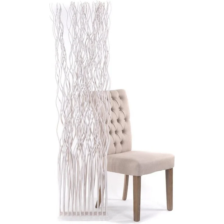 DESIGN DELIGHTS Paravent RAUMTEILER "WAVE", Weidenholz, 170x40cm (HxB), Paravent, Trennwand – Bild 3