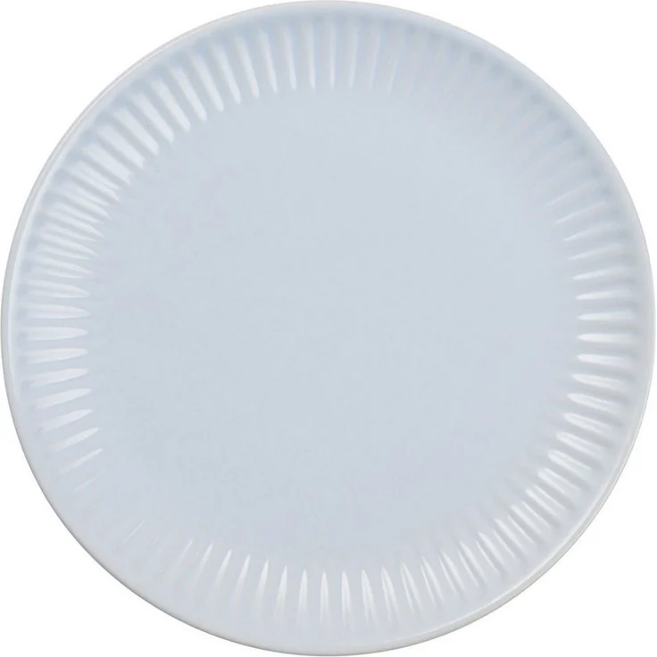 Teller Kuchenteller Frühstücksteller Mynte 19cm Rund Rille Ib Laursen 2032 21 - stillwater (eisblau) – Bild 1